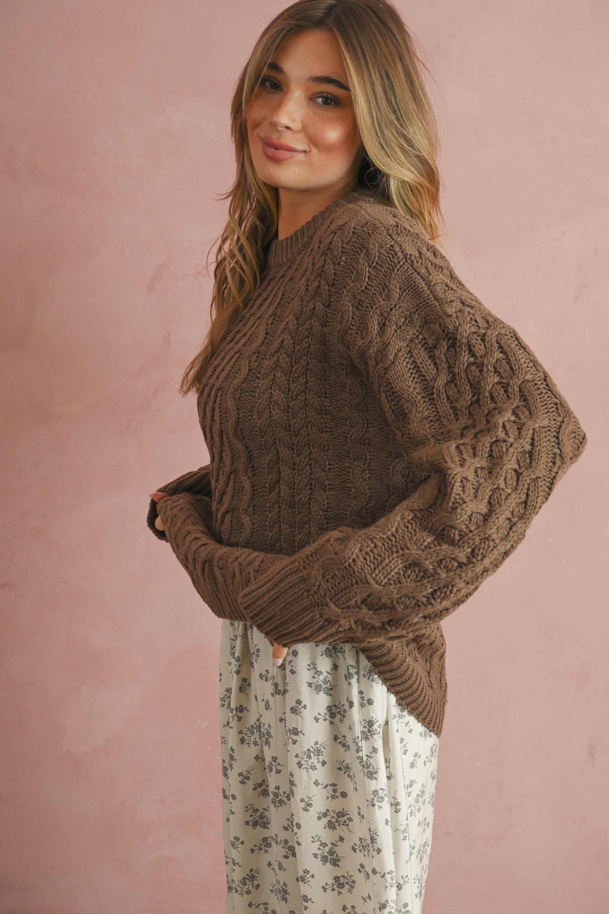 L&#39;Appartement DEUXIEME CLASSE - COZY KNIT PULLOVER★ブラウン L'Appartement DEUXIEME CLASSE（ニット/セーター）のフリマ