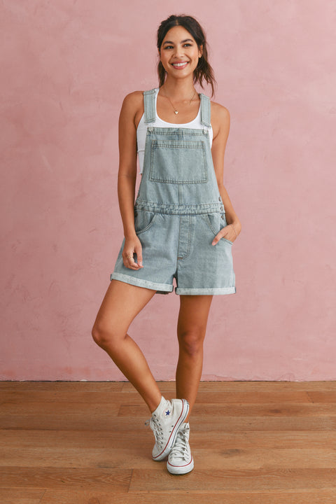 Hibiscus Tea Overalls