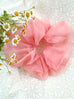 Pink Blossom Hair Scrunchie